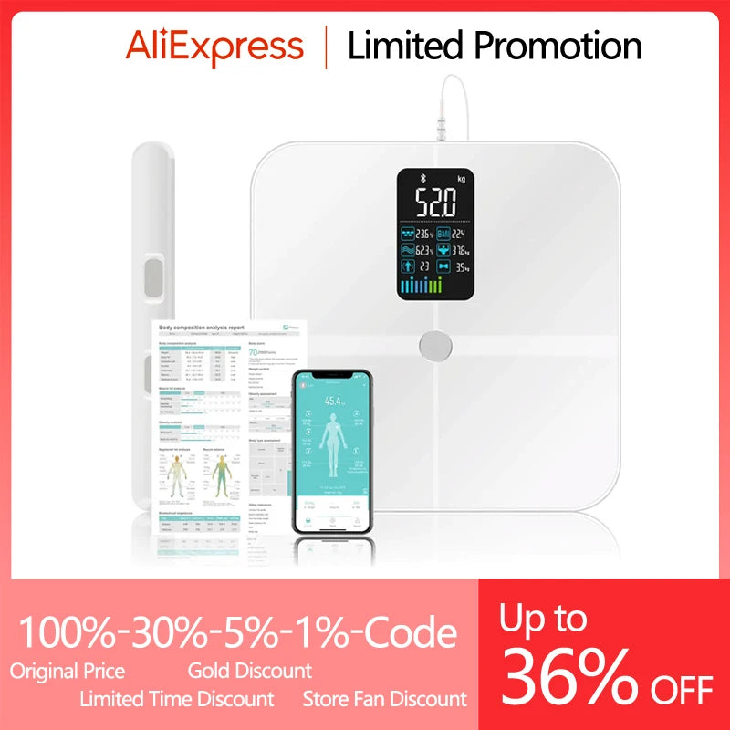 Balança de Cozinha Inteligente 5kg/0,1g/1g – Balança Nutricional Digital para Alimentos com Cálculo de Calorias, Ideal para Cozinhar e Assar, Compatível com App