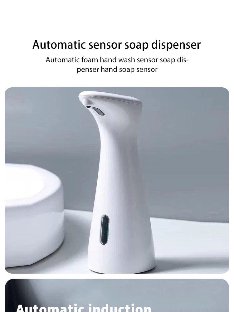 Dispenser Automático de Sabonete com Sensor – Branco, à Prova d’Água e de Alta Qualidade